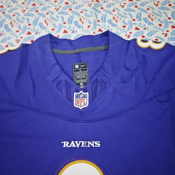 Nike On Field Baltimore Ravens Lamar Jackson Purple Jersey No. 8